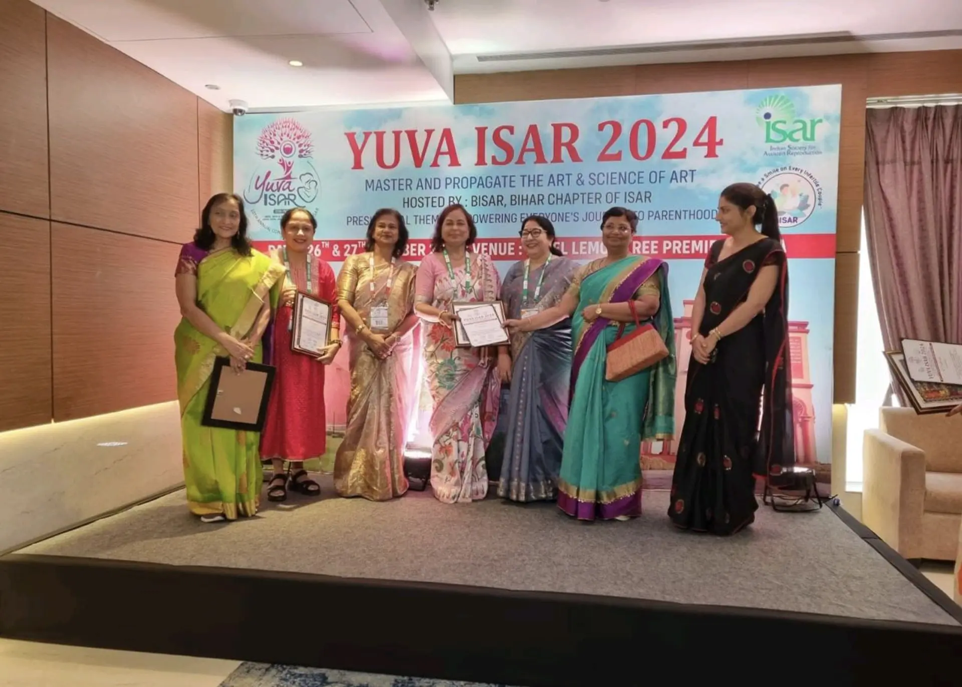 Dr Madhu Singh fellow doctors YUVA ISAR 2024